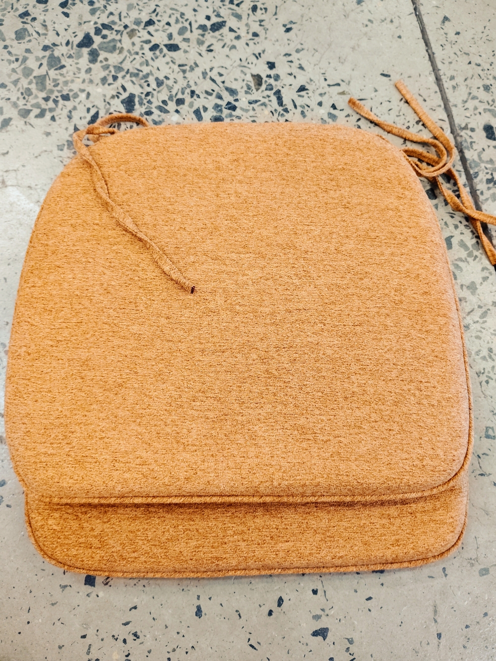 Orange Tie-Back Seat Cushion - Women Bags Accessory